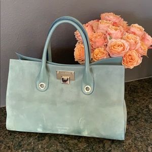 Jimmy Choo Suede Riley Tote
